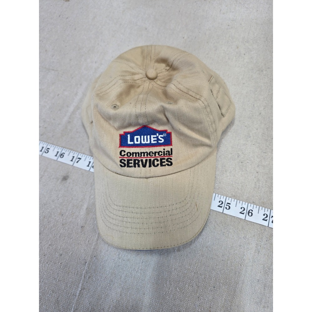 Lowes Commercial Services Hat Tan‎ Khaki Baseball Cap Adjustable Lowes For Pros